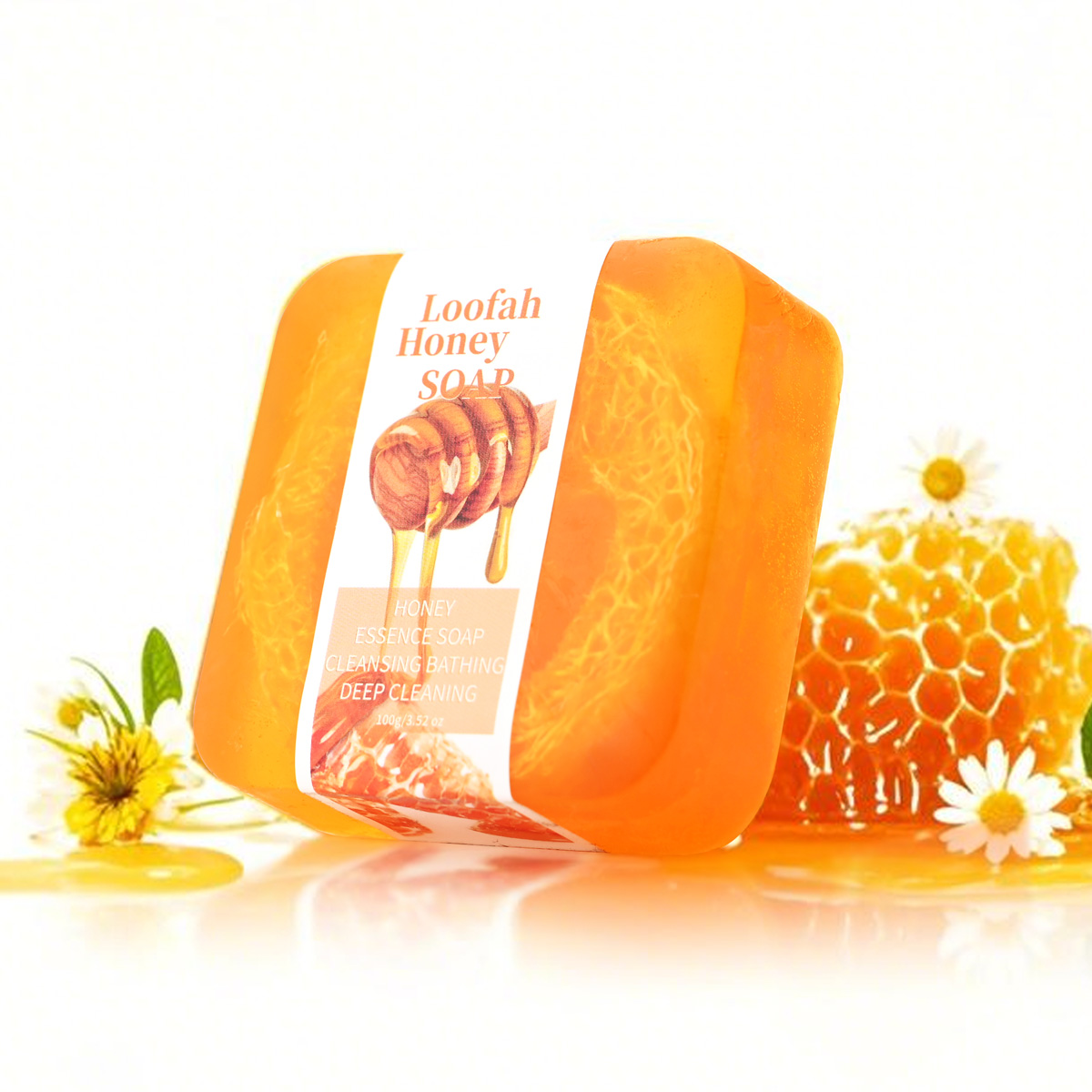 Soap Making Unit - S+100g 허니 수세미 비누 수제 비누