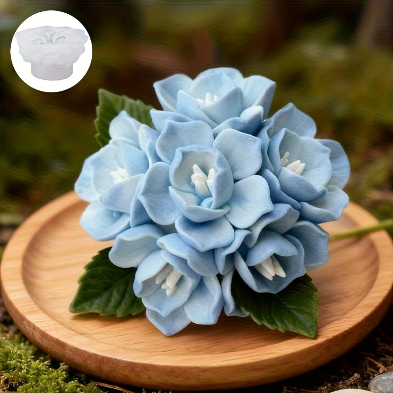Soap Making Vendors - 1개의 수국 양초 실리콘 몰드, 양초,