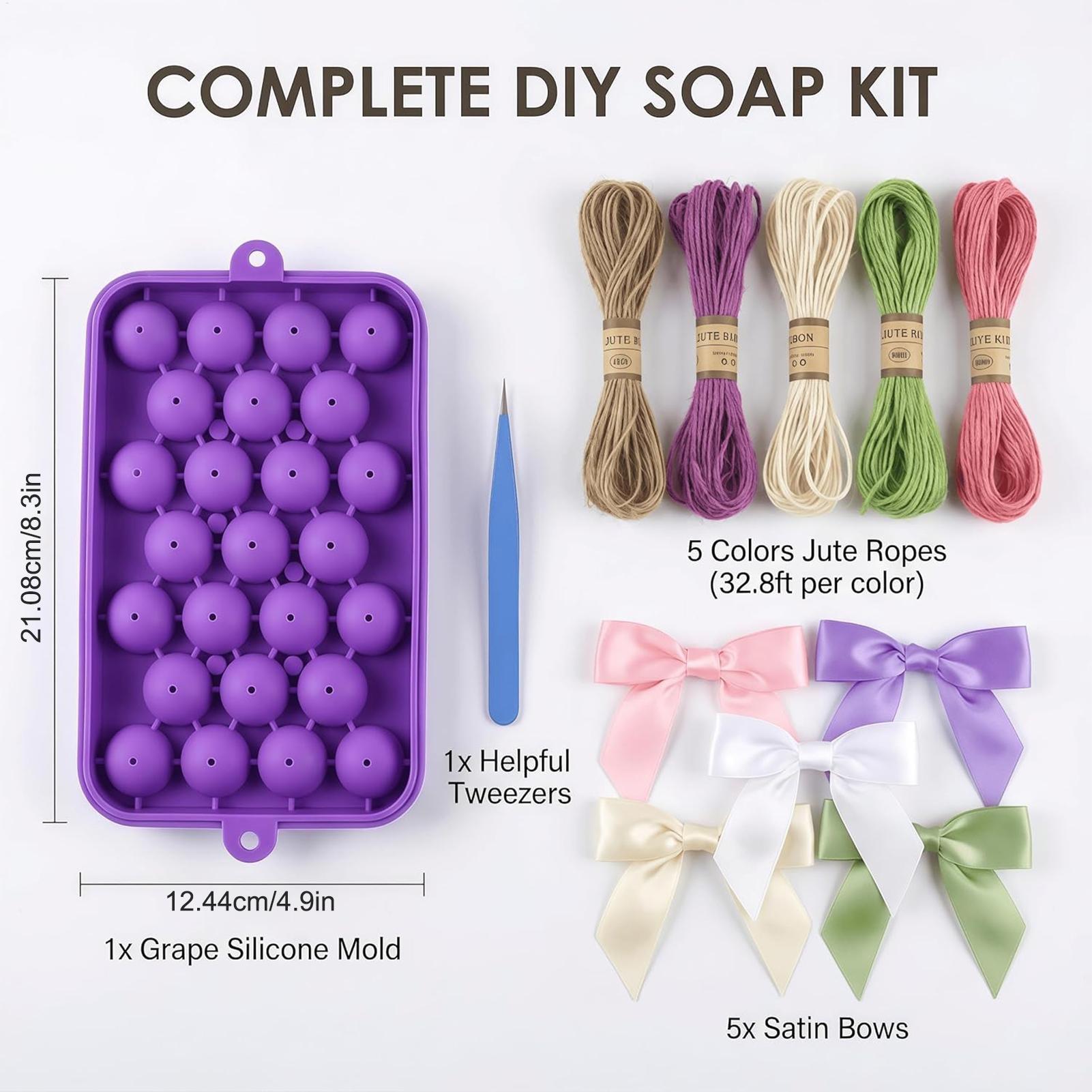 DIY 비누 만들기 키트 포도 비누 몰드, 쉽게 분리되 - Soap Making Unit 리뷰 및 가격