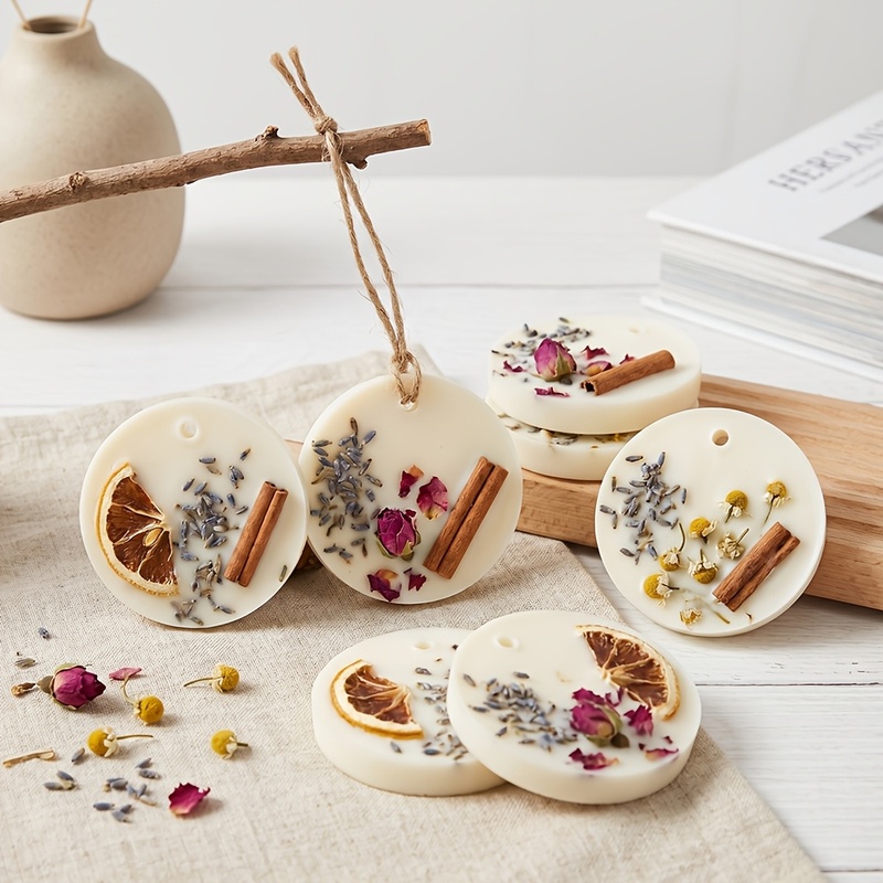 6 캐비티 라운드 태그 실리콘 몰드 DIY 아로마테라피 - Soap Making Vendors 리뷰 및 가격