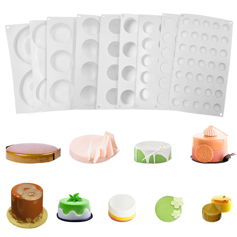 원통형 프랑스 무스 케이크 금형 실리콘 초콜릿 금형 식 - Soap Making Vendors 리뷰 및 가격