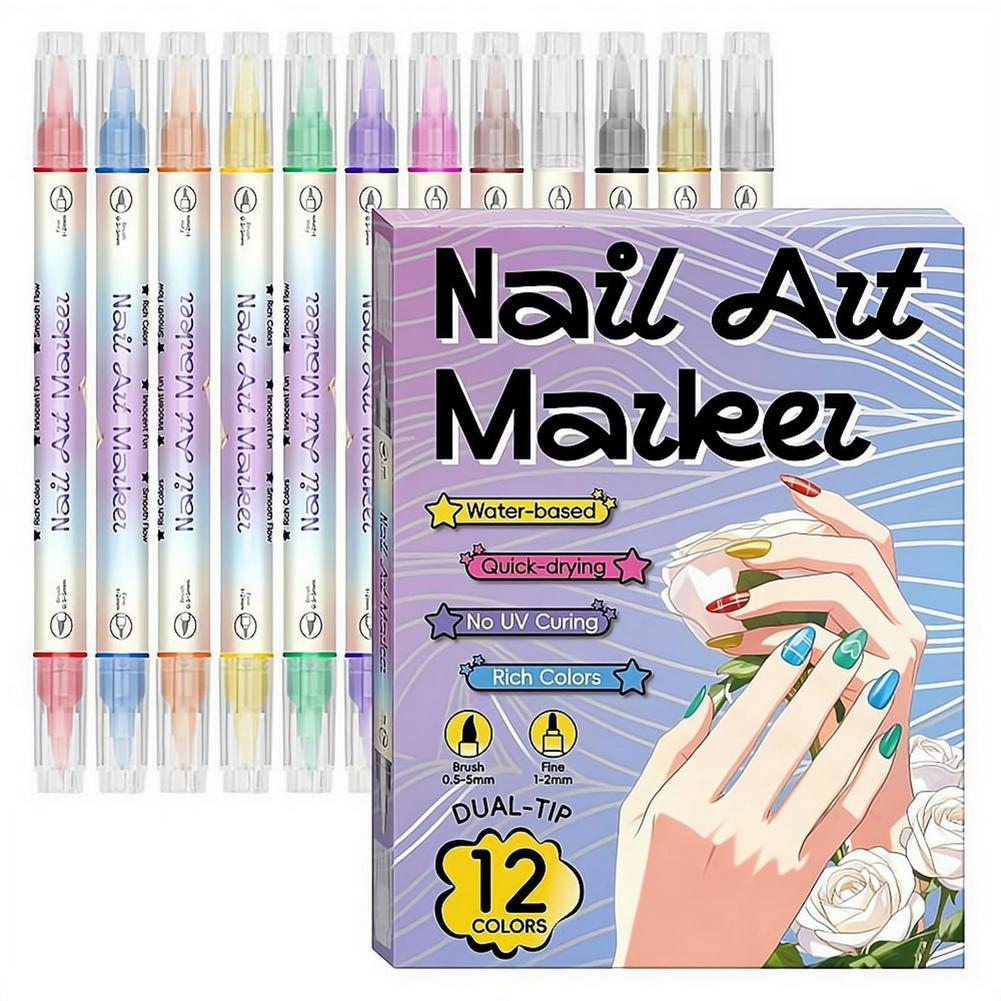 12/24색 듀얼팁 네일아트 마커펜 아크릴 파인팁 그라 - Copic Marker Sketch 리뷰 및 가격